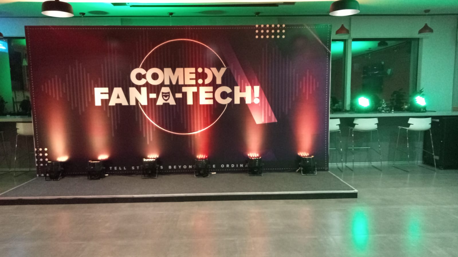 Fan-Tech Event Backdrop