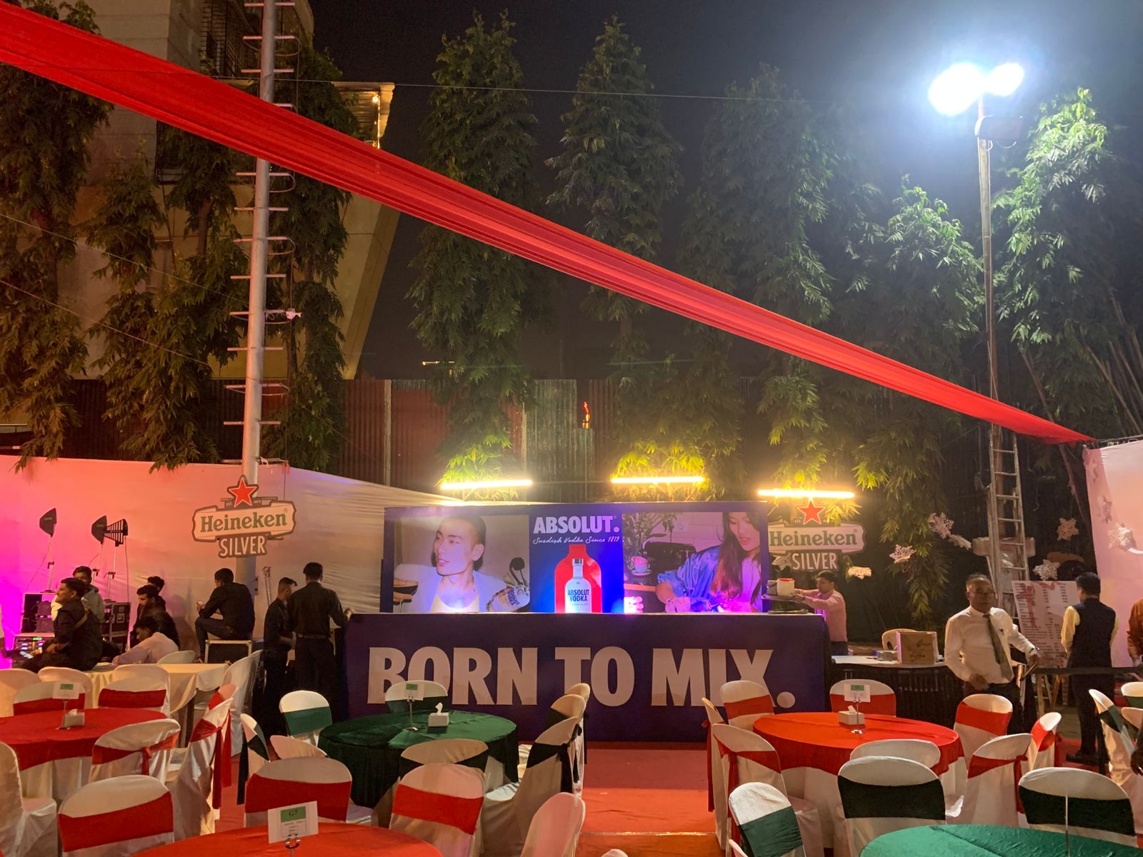 Outdoor Banquet Event Branding
