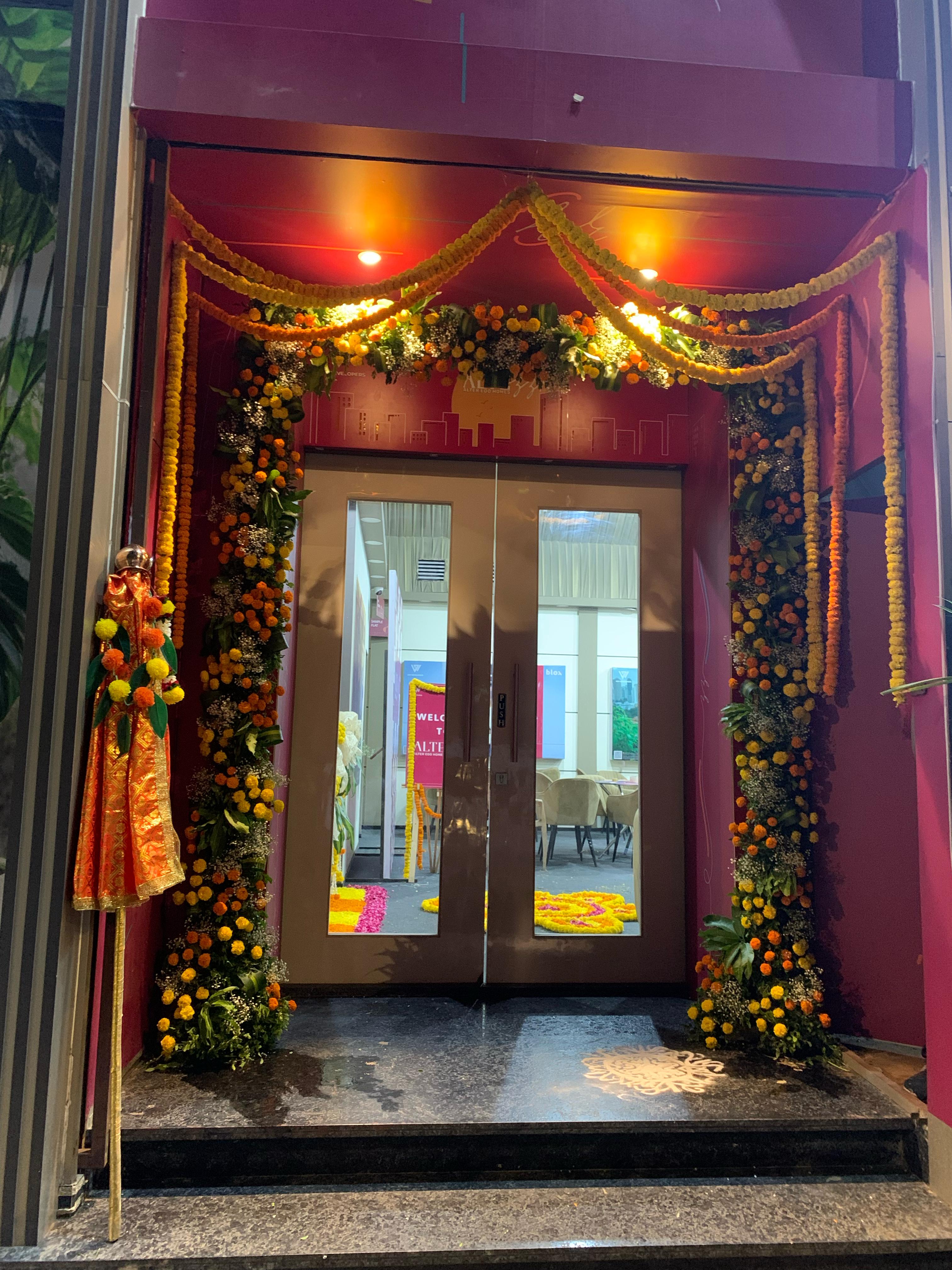 Festive Entry Installation
