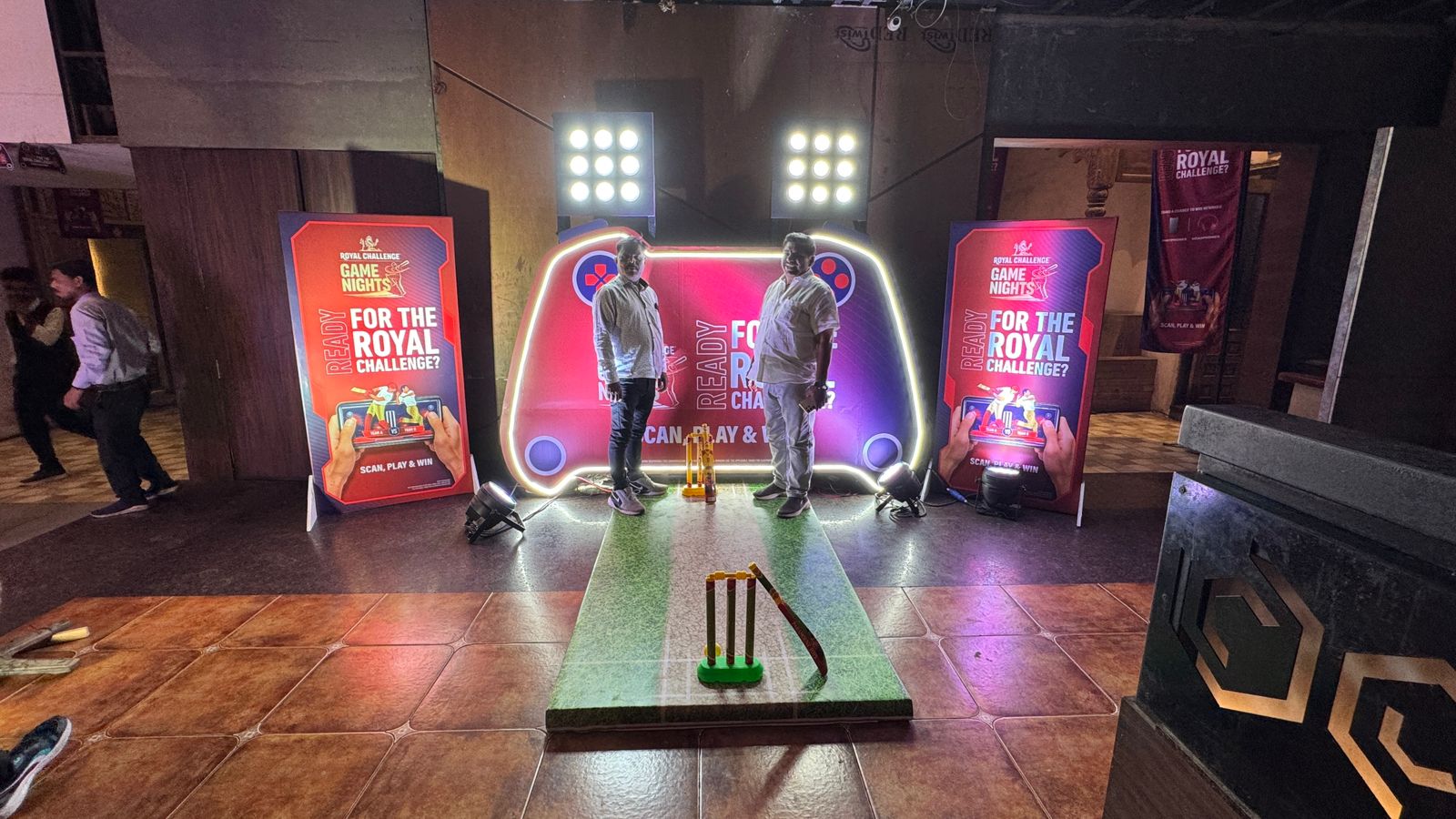 Royal Challenge Game Nights Photo Zone